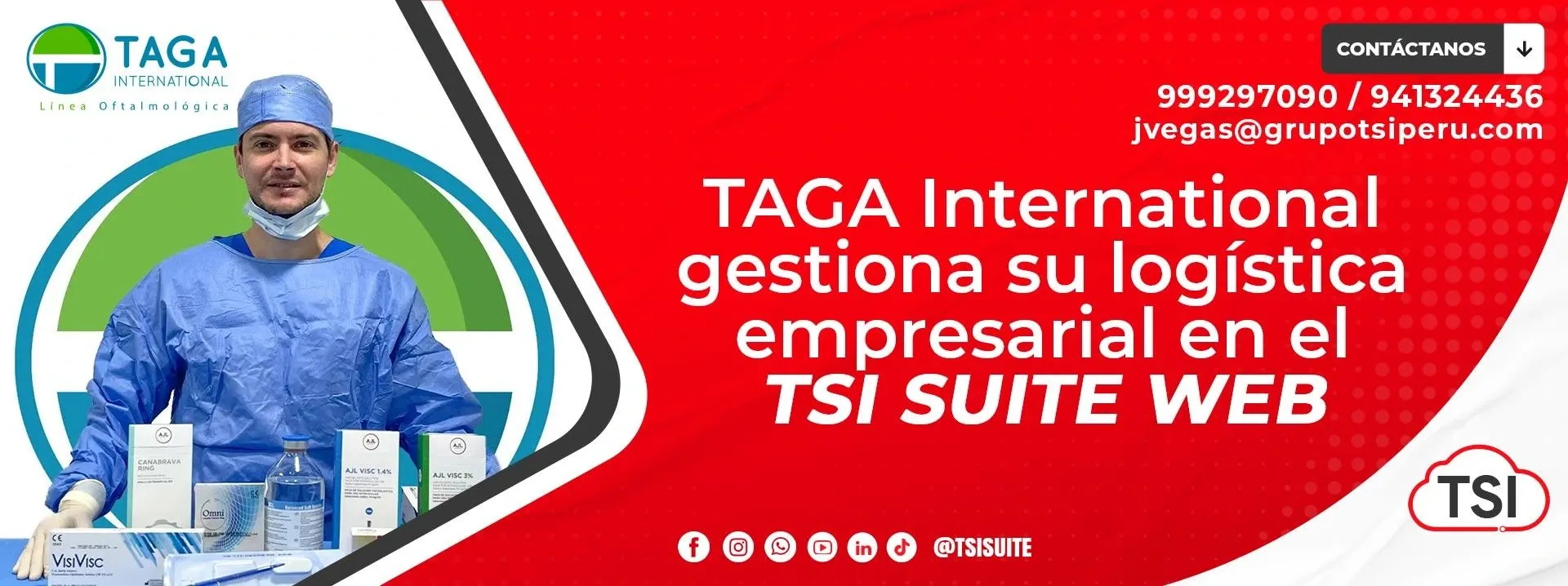 TAGA International gestiona su logística empresarial con TSI Suite Web