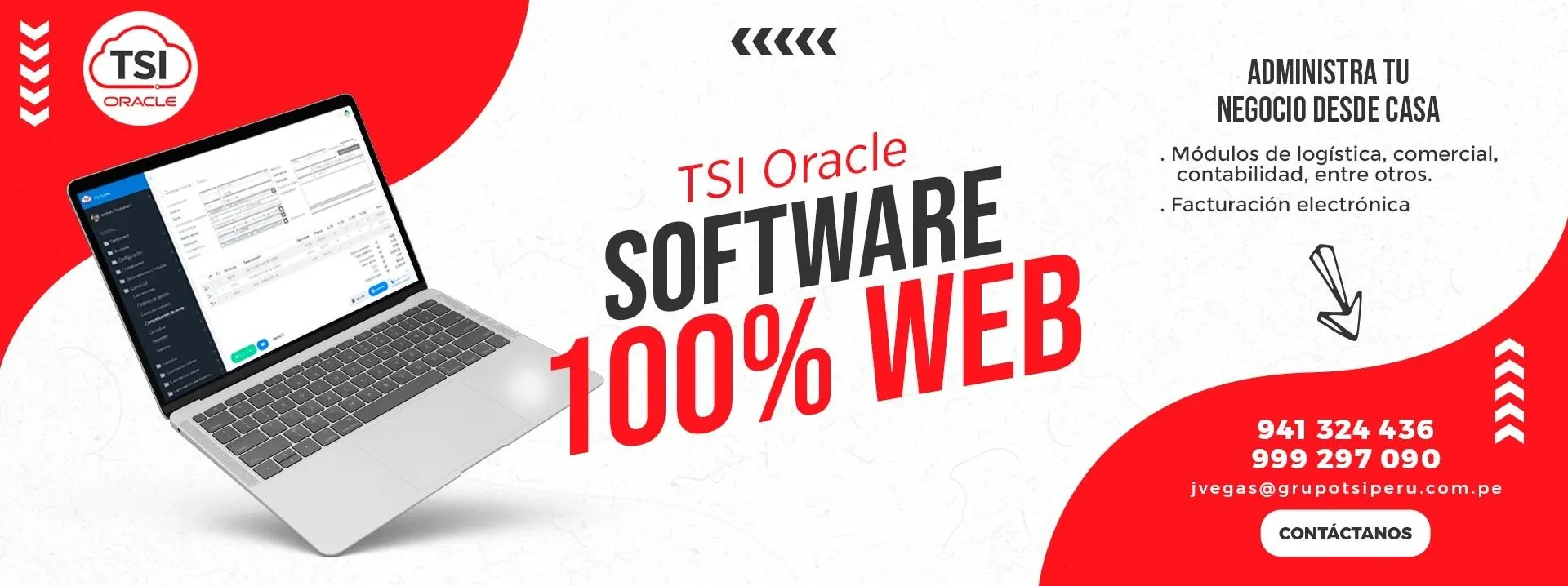 Grupo TSI - TSI Oracle, software 100% web para administrar tu negocio desde casa
